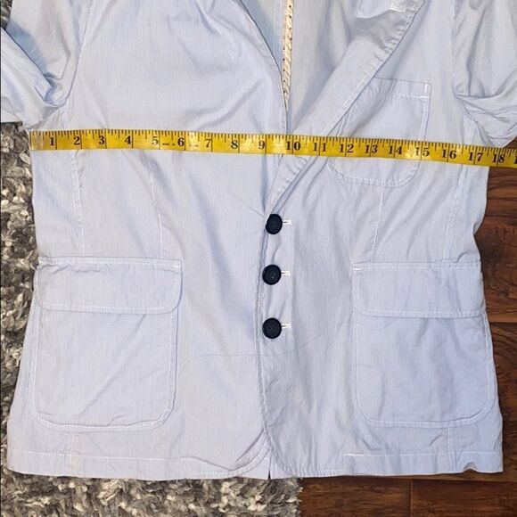 Anthropologie Cartonnier Blue Blazer - Picture 4 of 8